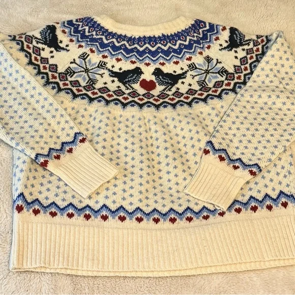 Kiel James Patrick ❤️❄️ Love Birds ❄️❤️ Sweater NWT - Picture 3 of 4